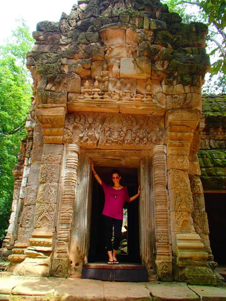 Me in Cambodia at Angkor Wat.