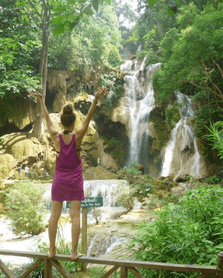 Kuang Si waterfall near Luang Prabang, Laos