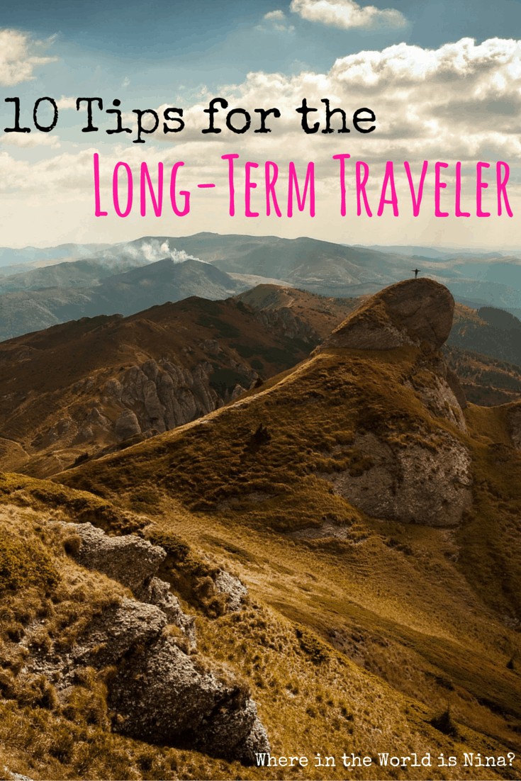 long-term traveler tips