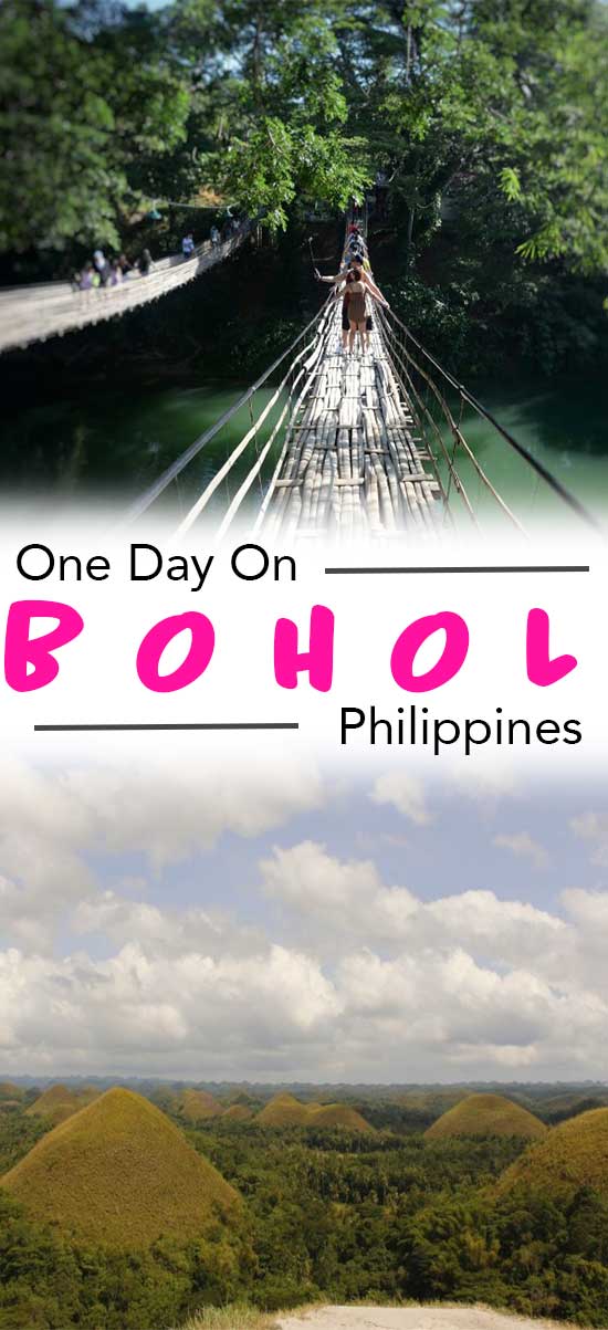 a one day in bohol itinerary