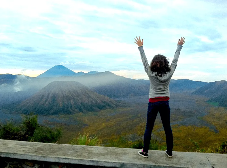 Mount Bromo, Indoensia is a must on your backpacking Southeast Asia trip!