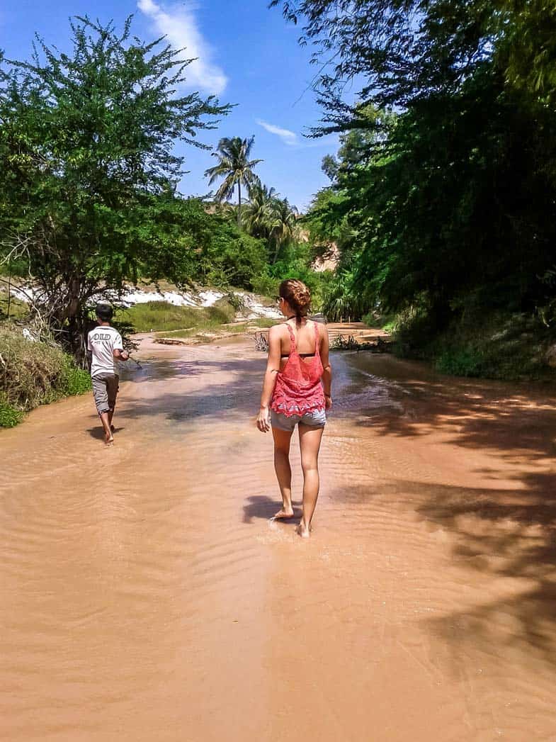 Mui Ne Beach is gorgeous and hosts Fairy Stream, a weird thing to see in Southeast Asia