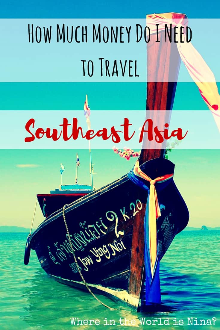 how much money to travel southeats asia