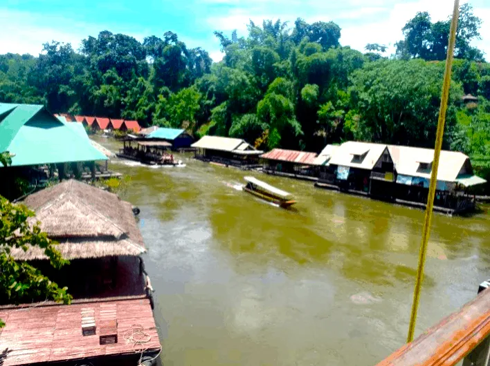 kanchanaburi thailand river view