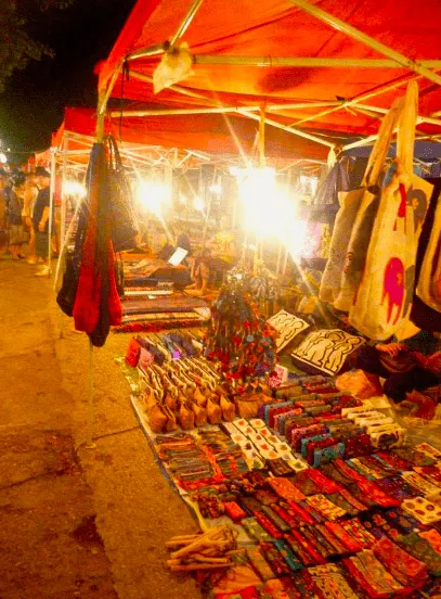 luang prabang laos shopping market
