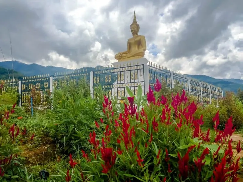 Big Buddha overlooking Muang Sing