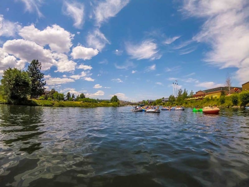 Floating the Descutes River is a must do in bend,oregon