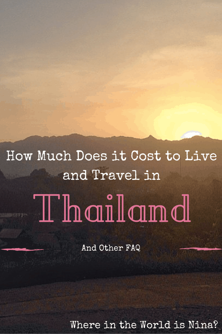 cost to live in thailand 