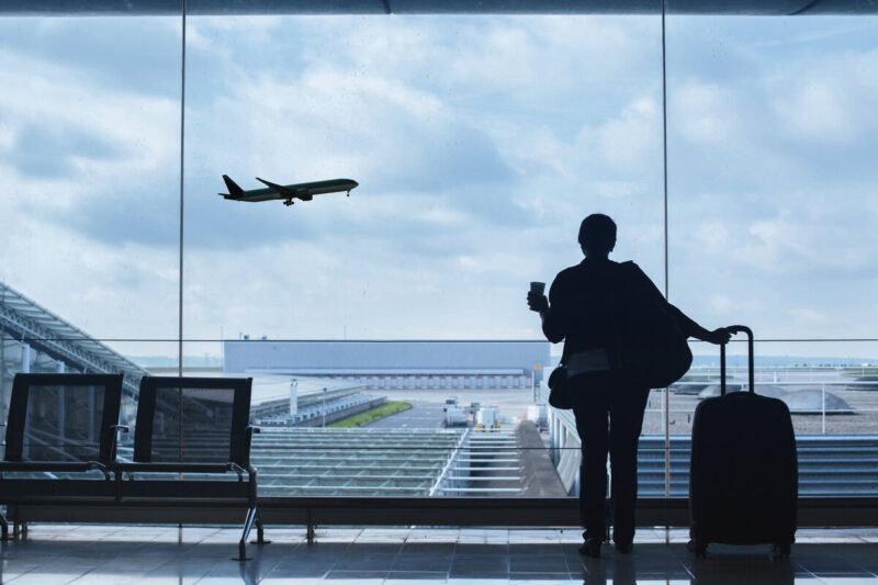 Person at airport