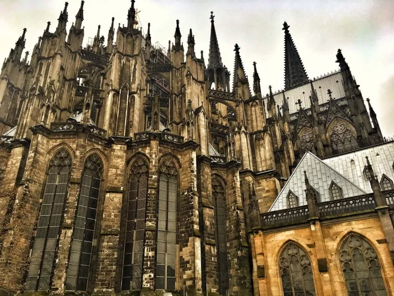 The back of Cologne Cathedral