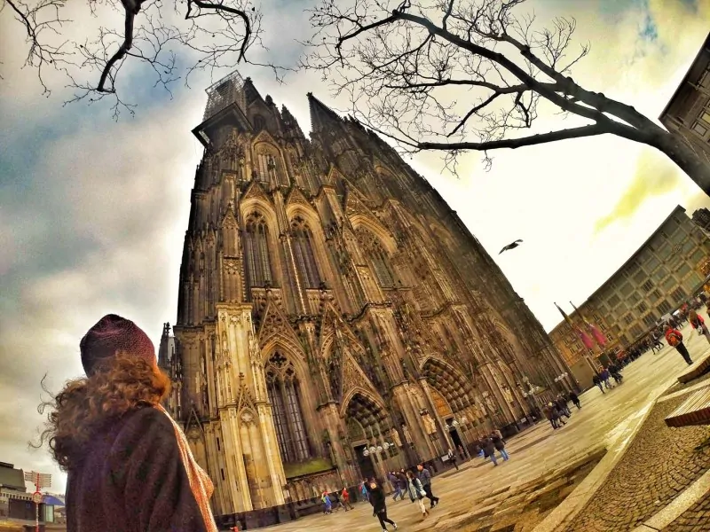 I went to Cologne Cathedral during my one day visit.