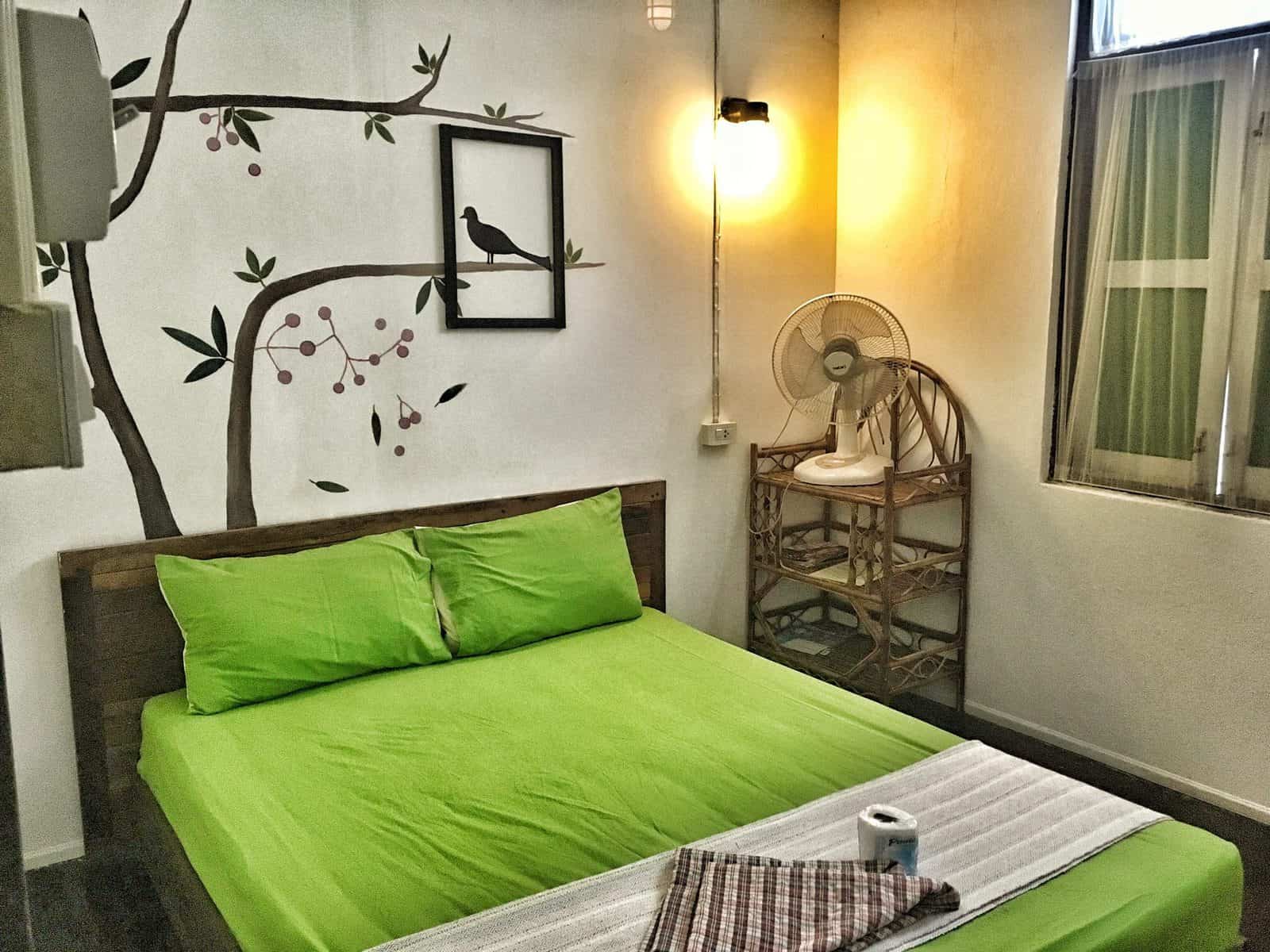 Cozy and comfortable rooms at Blue Juice Guesthouse.