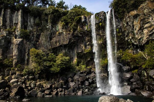 Jeongbang Waterfalls Things To Do In Jeju road trip