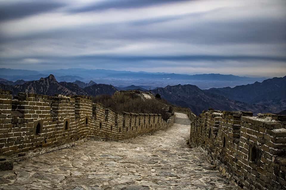 Jiankou Great Wall of China is one of the most dangerous section