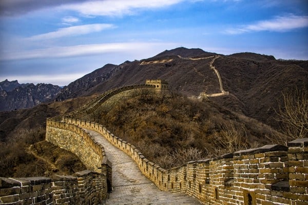 A profile of the Mutianyu Section of the Great Wall of China