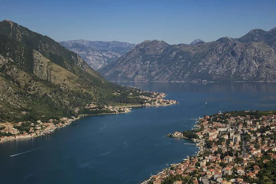 Incredible mountainscape and waters of Montenegro.