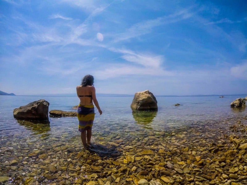 The best things to do in Spilt and Omis is to relax on the beaches.