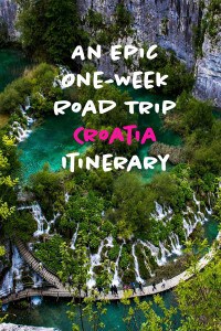One-Week Road Trip Croatia Itinerary, 7 days in croatia, one week croatia, croatia itinerary for 7 days