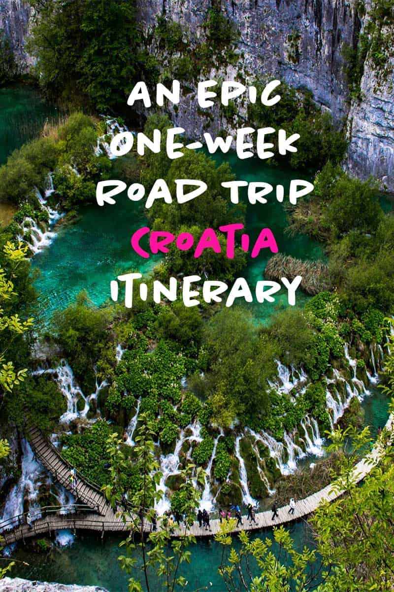 One-Week Road Trip Croatia Itinerary, 7 days in croatia, one week croatia, croatia itinerary for 7 days
