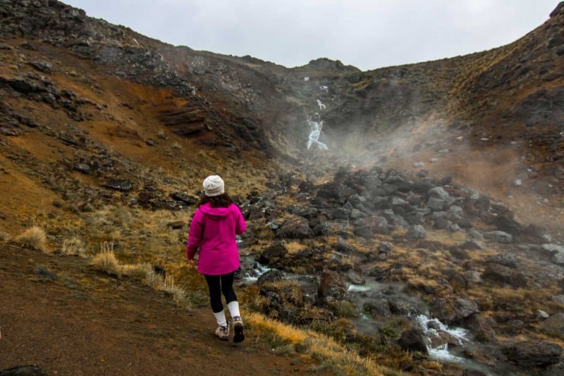 visiting geothermal waterfall iceland itinerary