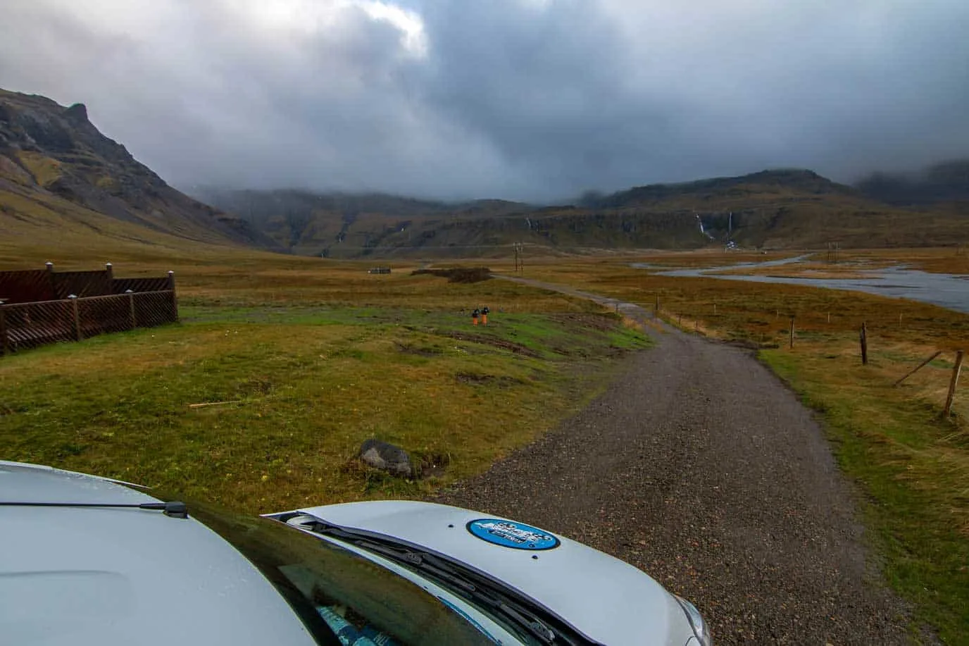 finding the best campsite in iceland in our cheapest campervan rental in icelance