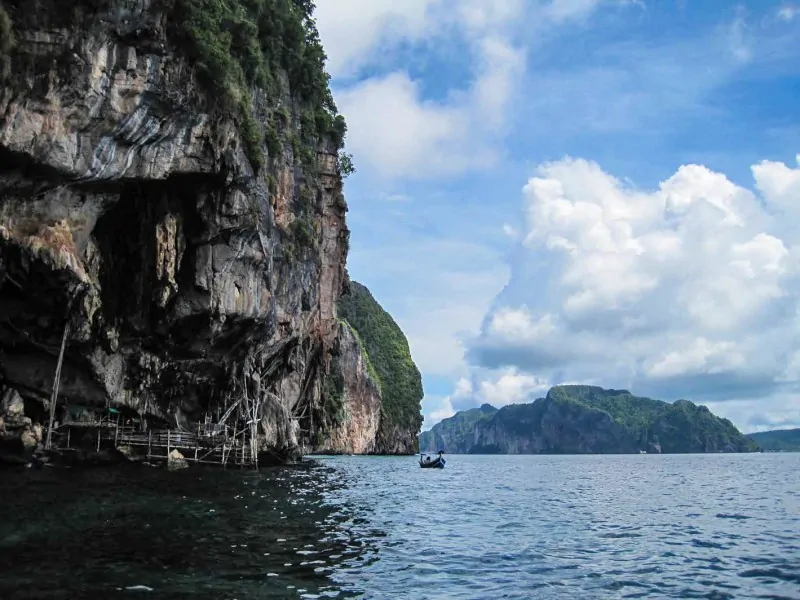 Wandering around krabi by boat is a must do!
