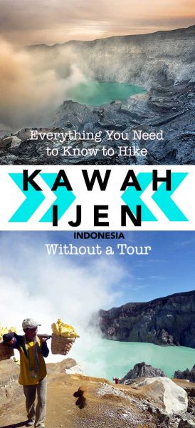 Hiking Kawah Ijen without a tour