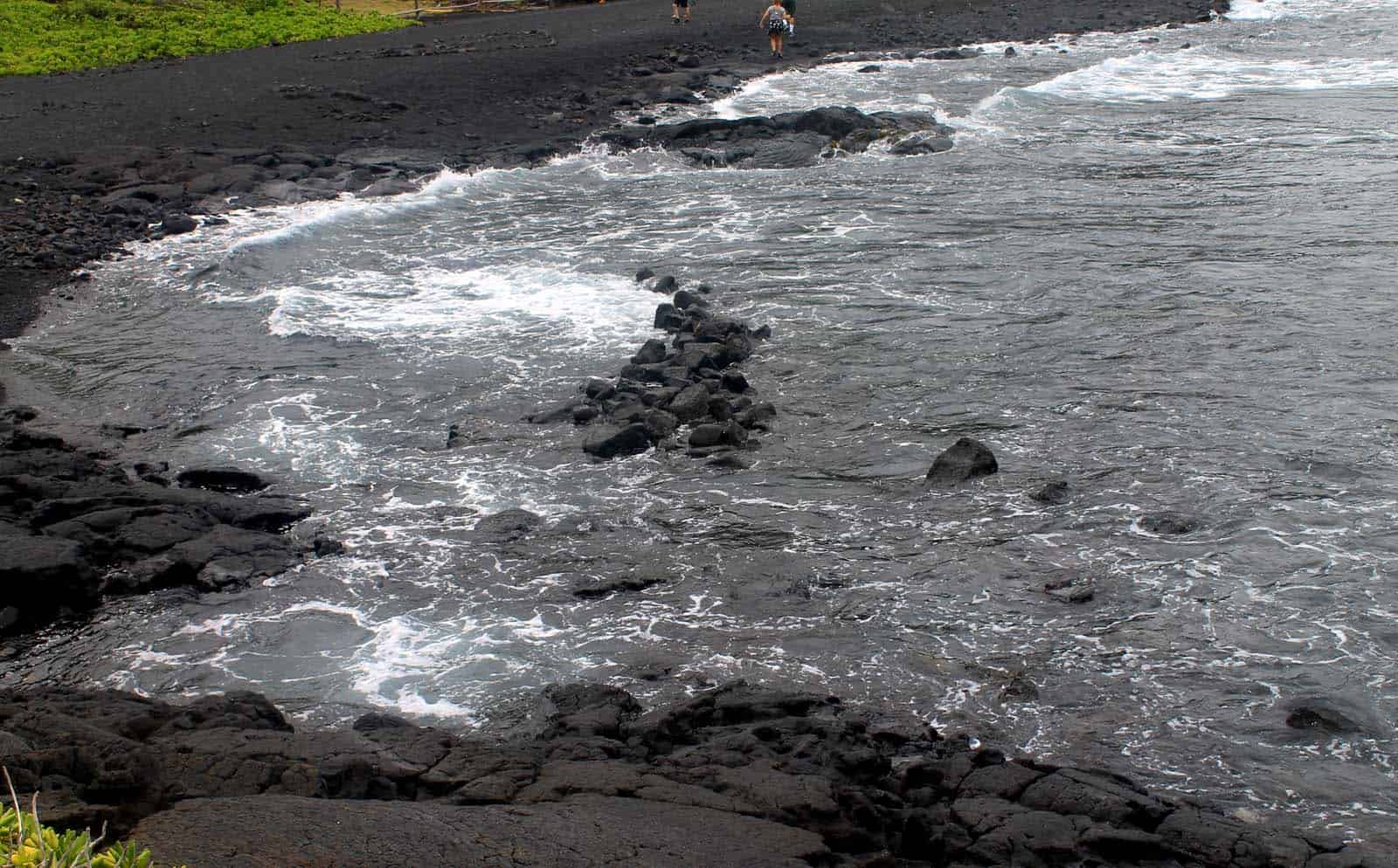 Visit Punaluu Beach during your first time in Hawaii