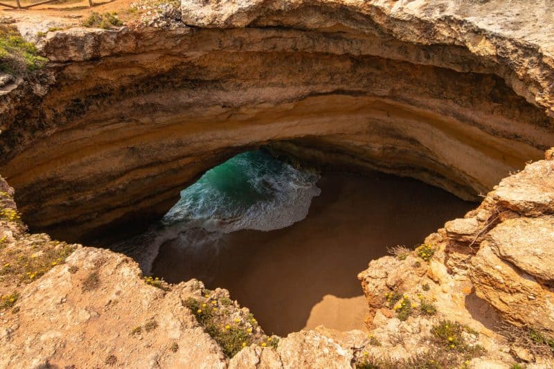 Benegil Cave is one of the best beaches in the Algarve.