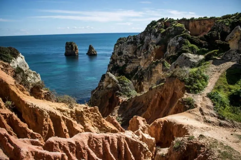 Hiking cliffs on your Algarve itinerary