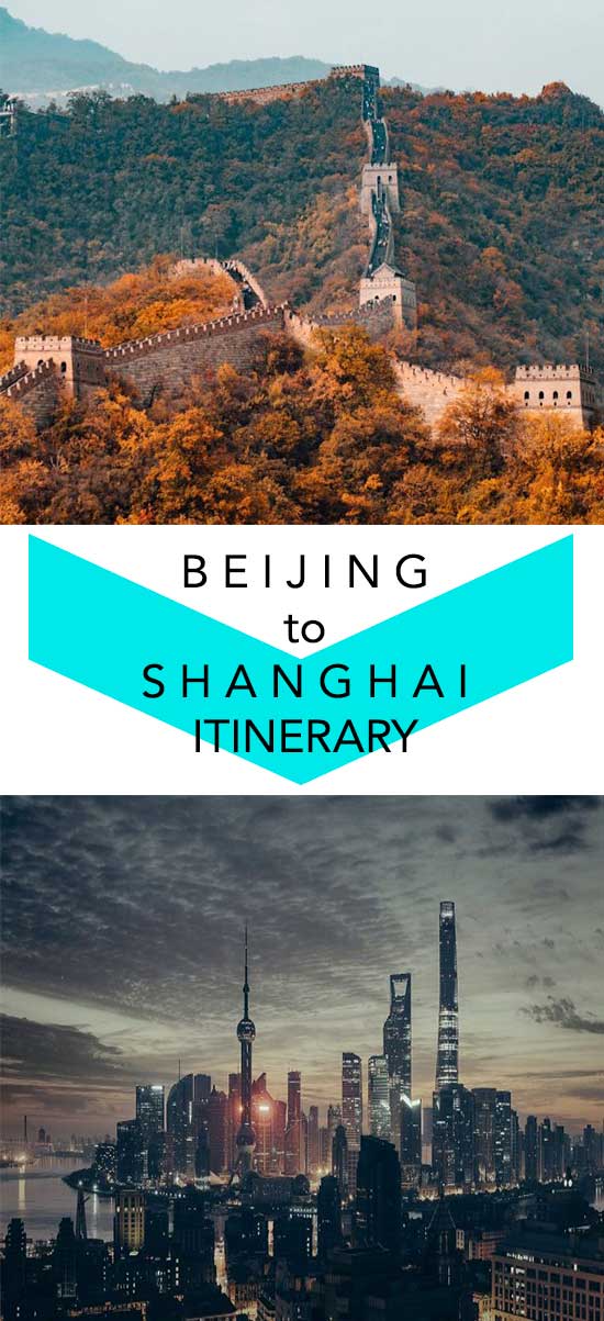 Where to go for 10 days in China when traveling from Beijing to Shanghai