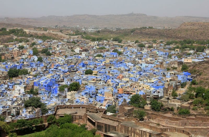 Jodhpur is famous for its blue buildings and a must visit city during your Rajasthan trip.