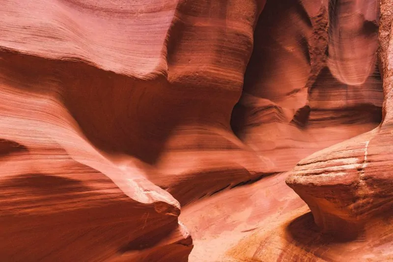 Antelope Canyon Is best in winter when nobody else visits