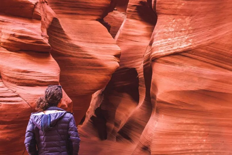 Antelope Canyon in January is perfect
