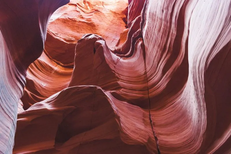 Slots in Antelope Canyon and visiting in winter