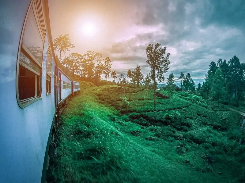 Sri lanka is one of the cheapest countries in the world to enjoy by train! 