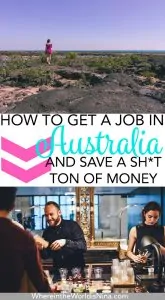 How to Get a Job in Australia & Actually Save Money in Australia