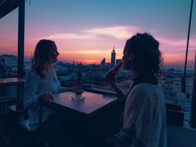 Mexico City has rooftops to enjoy a beer on.