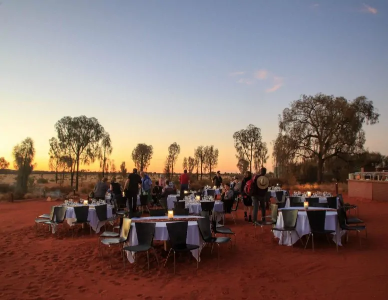 The Sounds of Silence dinner is the best loved outback hiking experience.
