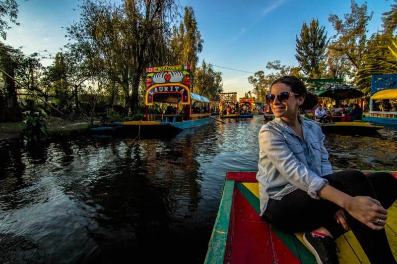 Xochimilco in Mexico City.