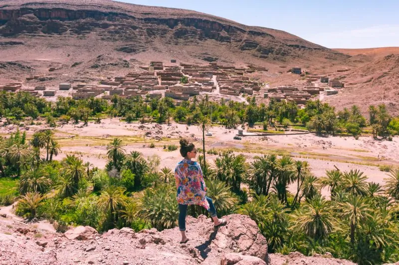 Fint Oasis is one of the best things to do in Morocco.