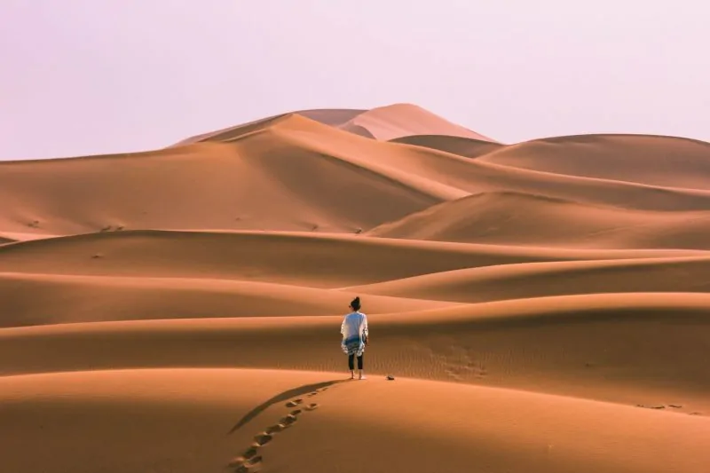 Erg Chigaga is one of the best things to do in Morocco.