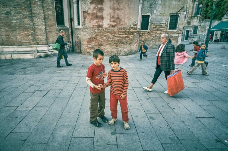 children on the street