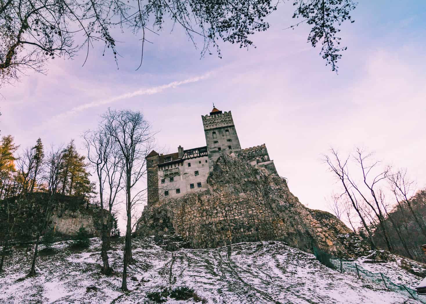 Bran Castle in winter is a perfect thing to do in Transylvania.