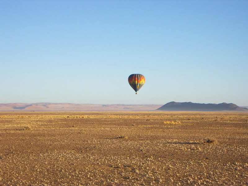 Hot air balloon in Marrakech