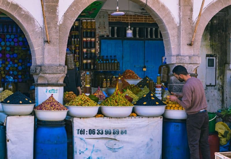 Morocco has the best olives!