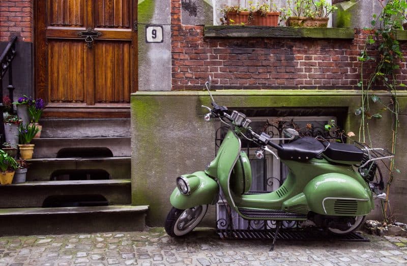 Do like the locals and ride a Vespa for 2 days around Rome.