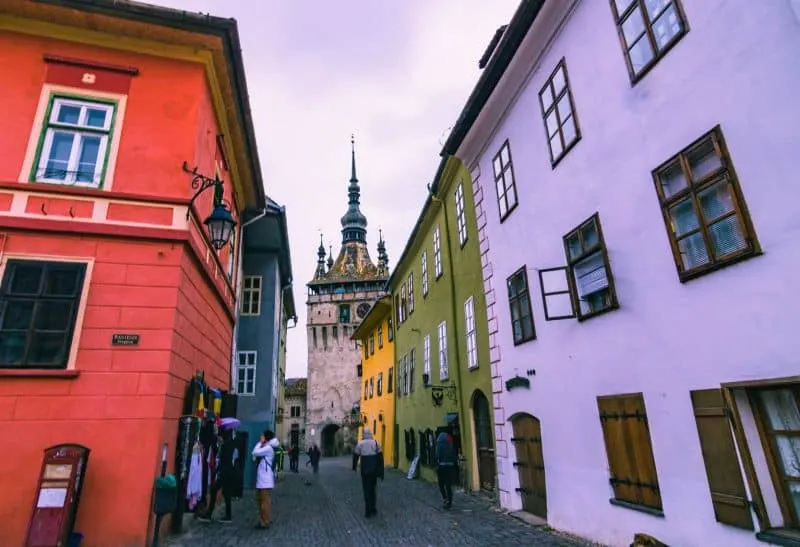 Sighisoara is so colorful!
