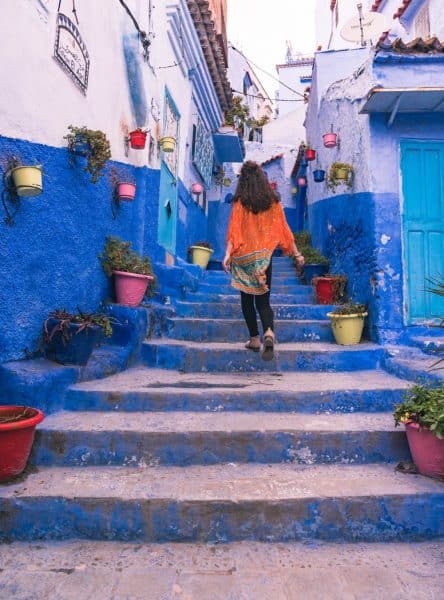 Backpacking Morocco around Chefchaouen.