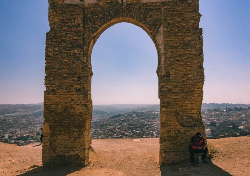 Merenid Tombs around Fes in Morocco.